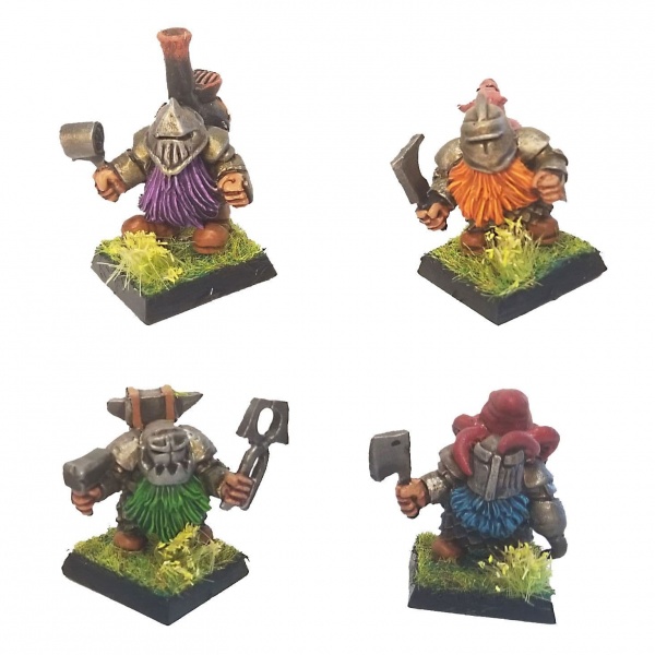 Ewal Dvergar - Evil Dwarfs Baggage train and 4 Civilians