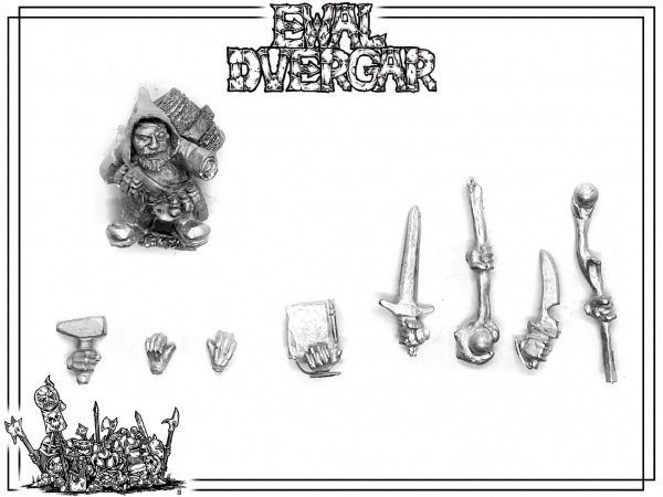 Ewal Dvergar - Evil Dwarfs The Ewal Acolyte